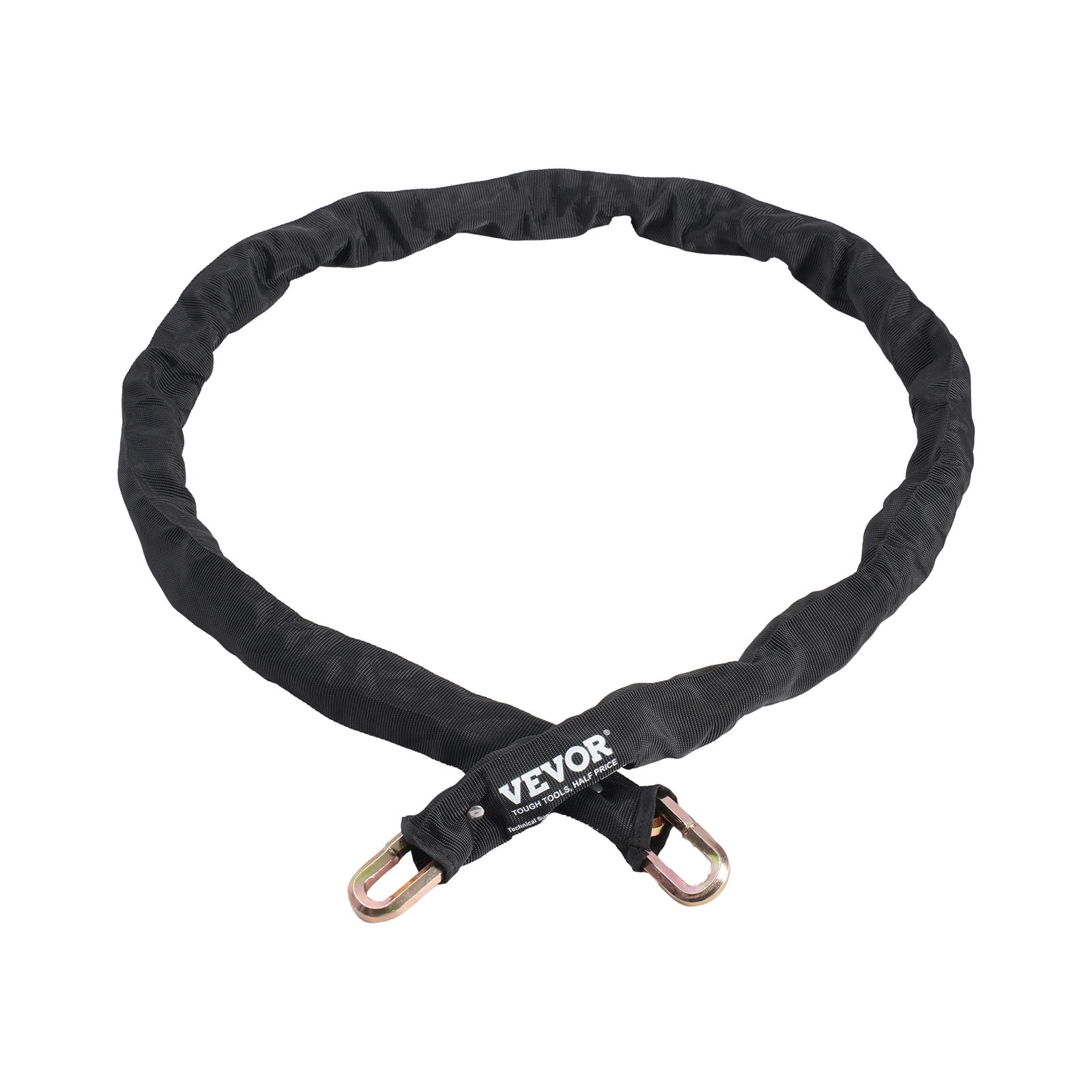 VEVOR Bike Chain Lock, 5.91 Ft Security Bicycle Chain Lock, Heavy Duty Metal Steel Anti-Theft High Security Bike Locks,Perfect for Bike, Motorcycle, Scooter, Bicycle, Door, Fence, Gate, 9.5mm,Black