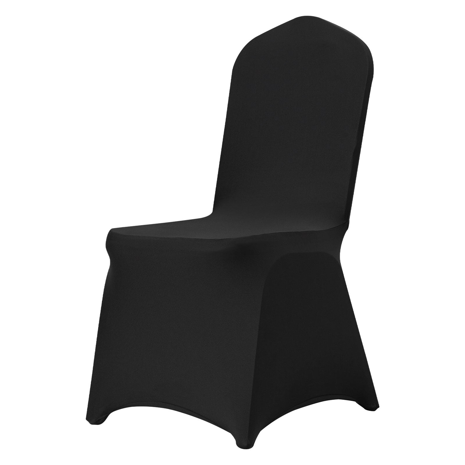 Black Stretch Spandex Dining Chair Covers, Set of 50