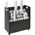thumbnail image 1 of VEVOR Blueprint Storage Rack, 50 Slots Mobile Blueprint Storage Cabinet,Wooden Roll File Organizer Cart for Construction Plan Map Poster Architectural, Blueprint File Holder for Home, Office, School, 1 of 9