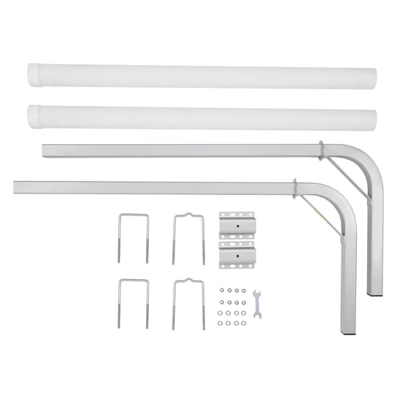 VEVOR Boat Trailer Guide, 48 Adjustable Design Trailer Guide Poles, 2PCS High-Hardness Steel Trailer Guide-Ons, Trailer Guides with PVC Pipes, for Ski Boat, Fishing Boat or Sailboat Trailer
