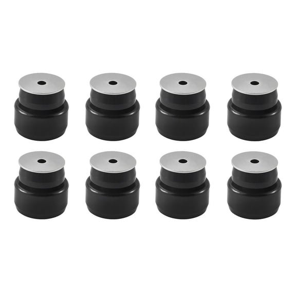Body Mount Bushing Kit, Compatible with 1999-2014 Chevy Silverado & Sierra 1500/2500, 24 PCS Polyurethane Body Mount Kit, Durable Components for Improving Bumpy Driving Performance, Black