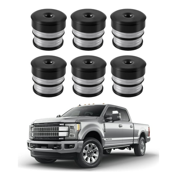 VEVOR Body Mount Bushing Kit, Compatible with 2008-2016 F250 F350 Super Duty, 48 PCS Silicone Body Mount Kit, Quick Replacement, Durable Components for Improving Bumpy Driving Performance, Gray