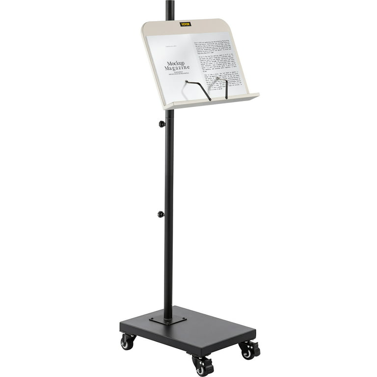 VEVOR Book Floor Stand, 180°Viewing Angle, Height & Panel