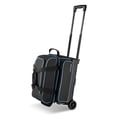 thumbnail image 1 of VEVOR Bowling Ball Bag, 2 Ball Double Roller Bowling Bag with Wheels, Featuring a Separate Compartment for Shoes (Up To US Size 16)&Oversized Accessory Pocket,Retractable Handle Extends to 41.32in, 1 of 9