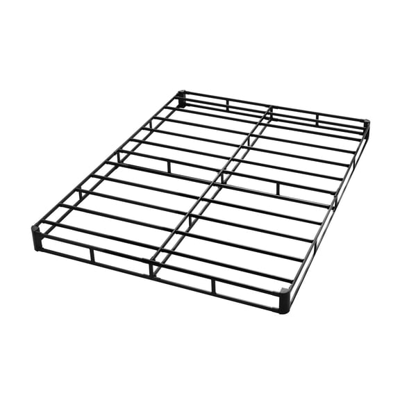 VEVOR Box Spring, Queen Size Bed Frame with Washable Fabric Cloth, Heavy Duty Metal Frame for Queen Bed, 5.1 in Mattress Foundation, 3500 lbs Max Weight Capacity, Easy Assembly, 79.1 x 59.6 x 5.1 in