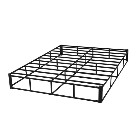 VEVOR Box Spring, Queen Size Bed Frame with Washable Fabric Cloth, Heavy Duty Metal Frame for Queen Bed, 9.1 in Mattress Foundation, 3500 lbs Max Weight Capacity, Easy Assembly, 79.1 x 59.6 x 9.1 in