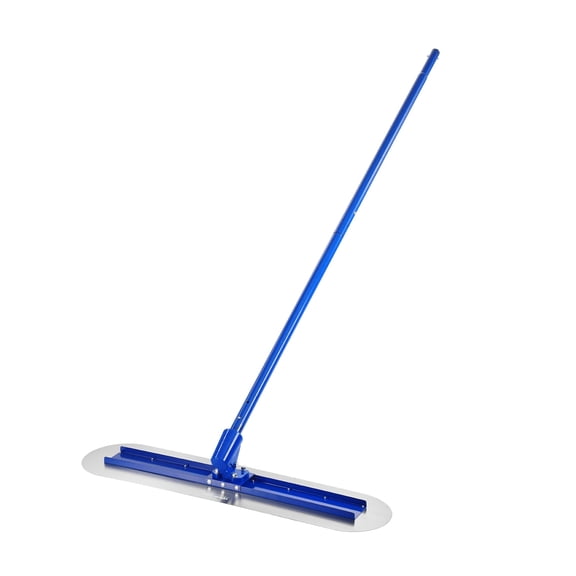 VEVOR Bull Float Magnesium Concrete Float, 47.24 x 11.8 Inch Round End Concrete Float Tool with 4 Aluminum Alloy Replaceable Handles, Cement Finishing Float for Various Industrial Applications