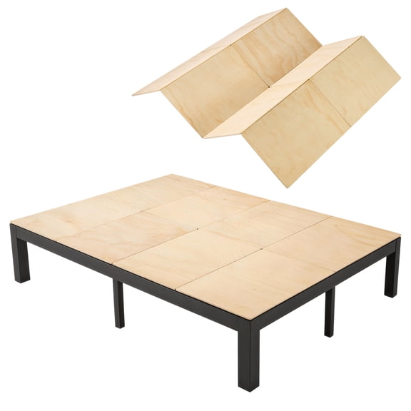 VEVOR Bunkie Board, Queen Size 76.8 x 58.3 in, Foldable Bed Board Under Mattress with Nylon Webbing, Plywood, Rounded Edges, Anti-Sag Design for Metal Frames, Sleeper Sofas, Platform and Bunk Beds