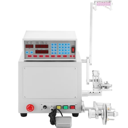 VEVOR CNC Coil Winder 6000 Circles/Min Automatic Coil Winder 400W 110V Micro Winding Machine Computer Controlled For 0.03-1.2mm Wire Large Torque Winding Machine