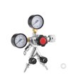 thumbnail image 2 of CO2 Regulator With Triple Gauges & 2 Shutoff Valves – Homebrew Beer Draft System (CGA320, 8mm Outlet) 2 of 6