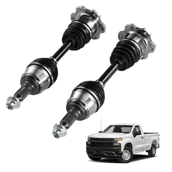 VEVOR CV Axle Shaft Assembly, 2 Pieces Front Left & Right (Driver and Passenger Side), Automotive Replacement Axles Pair Compatible with 1999-2006 Chevrolet Silverado 1500,Alloy Steel & Carbon Steel