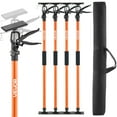 thumbnail image 1 of VEVOR Cabinet Jack Support Pole, 4-Pack, 45.7-114.2 Inch Steel Telescopic Quick Support Rod, Adjustable 3rd Hand System up to 154 lbs Capacity for Installing Cabinets, Lifting Drywall, Cargo Bars, 1 of 9
