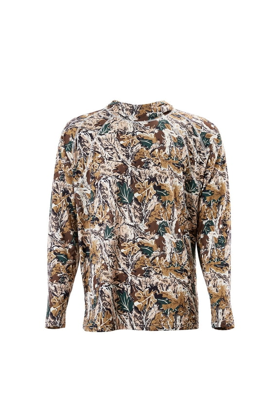 Camo Hoodie, Small Size, Men Pullover Hooded Sweatshirt, Moisture Wicking & Breathable, Quick-dry, Hiking Fishing Shirt with Hood, Long Sleeves Hunting Shirts for Spring & Summer Outdoor Work