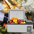 thumbnail image 1 of VEVOR Car Refrigerator 16 Qt, Portable Refrigerators with -4℉-68℉ Cooling Range & App Control, 12/24V DC & 110-240V AC Electric Cooler for Truck Vehicle Outdoor & Home Use, Gray, 1 of 9