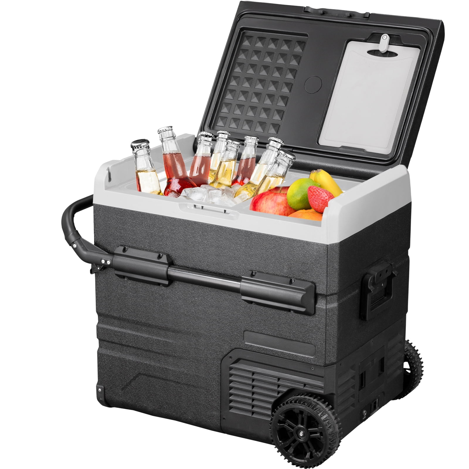 BODEGA 27 Quarts Portable Electric Car Cooler for a Family Trip - 25L RV  Refrigerator - Sky Blue 