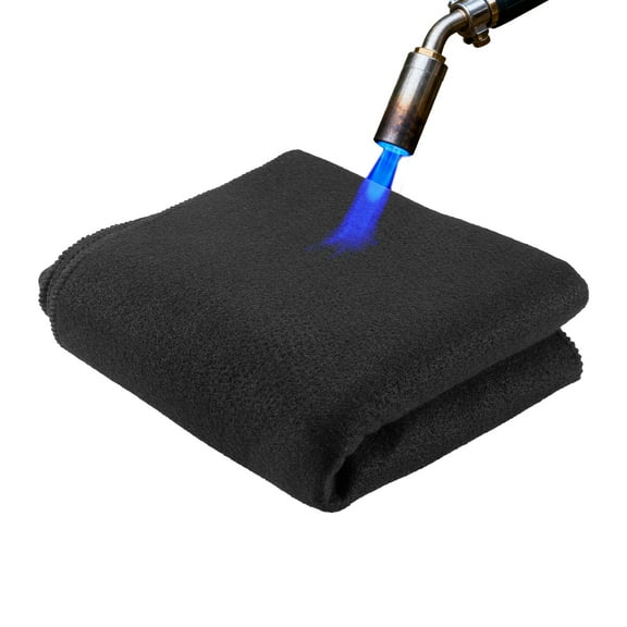 VEVOR Carbon Felt Welding Blanket, 40" x 40" Flame Retardant Welding Blanket, Up to 1800F Heat Resistant Safety Protection Blanket, 3.5mm Thickened Carbon Fiber Fireproof Insulation Mat Pad