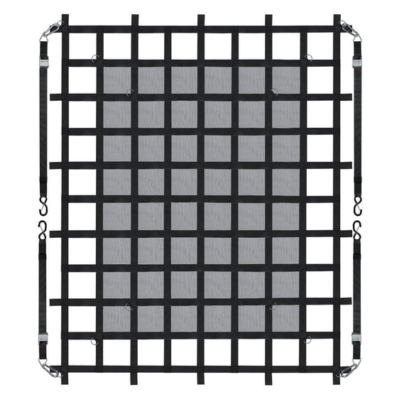 VEVOR Cargo Net Heavy Duty Cargo Net 72" x 57" Adjustable Buckles & S-Hooks