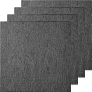 VEVOR Carpet Tiles Reusable, 24 Tiles, 24"x 24" Squares Carpet, Soft Padded Carpet, Carpet Floor Tiles for Bedroom Living Room Indoor Outdoor (Mixed Brown, 96 sqft/Box)