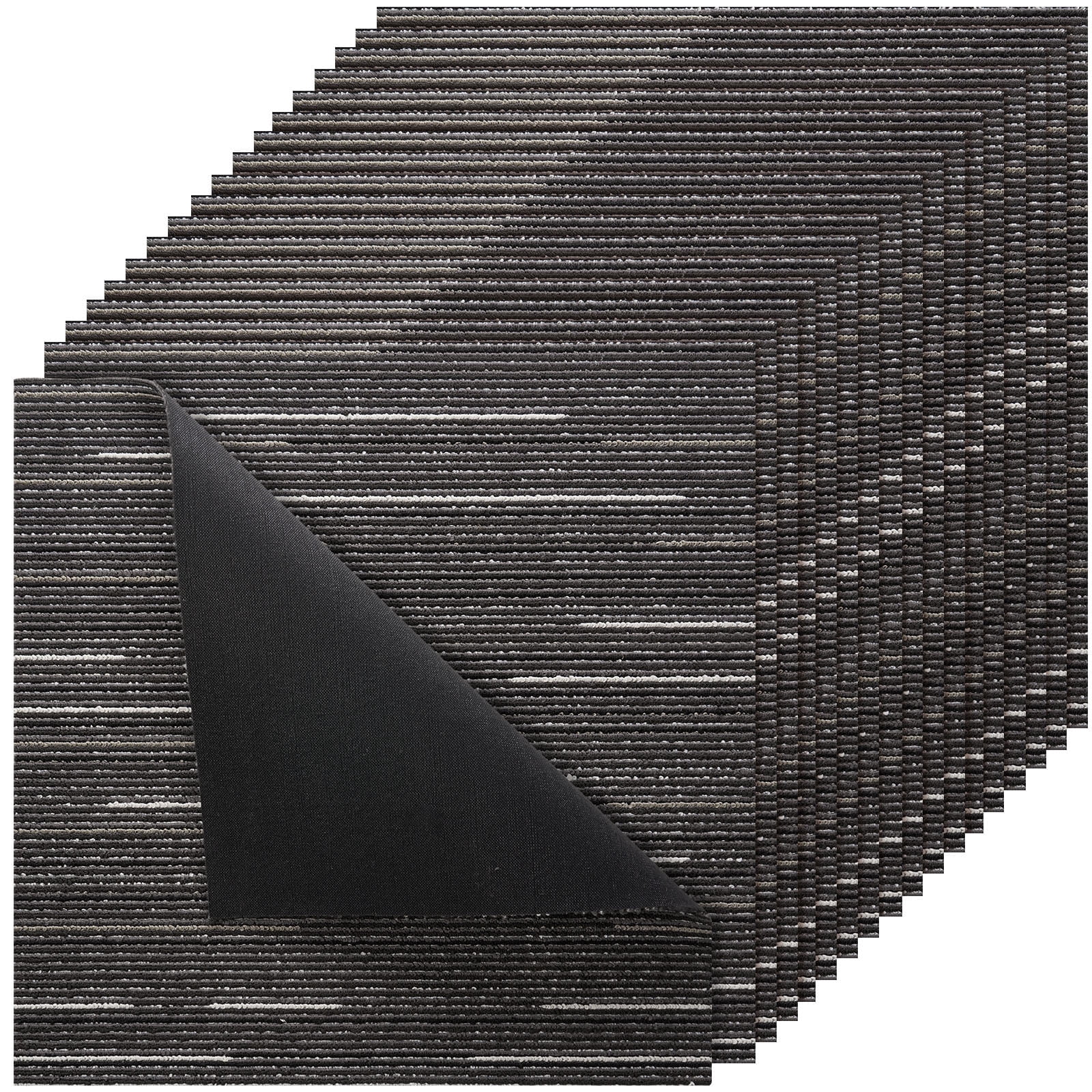 VEVOR Carpet Tiles Reusable 24x24 inch, 24 PCS Modular Carpet Square ...