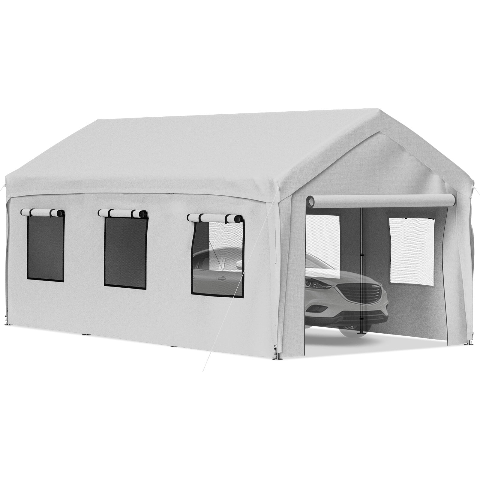 VEVOR Carport Car Canopy 10 x 20 ft Heavy Duty Garage Shelter