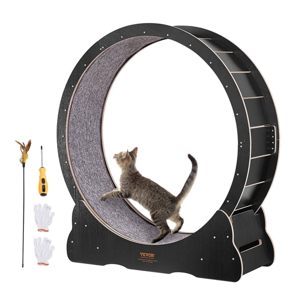 VEVOR Cat Exercise Wheel Large Cat Treadmill Wheel for Indoor Cats 43.3 inch