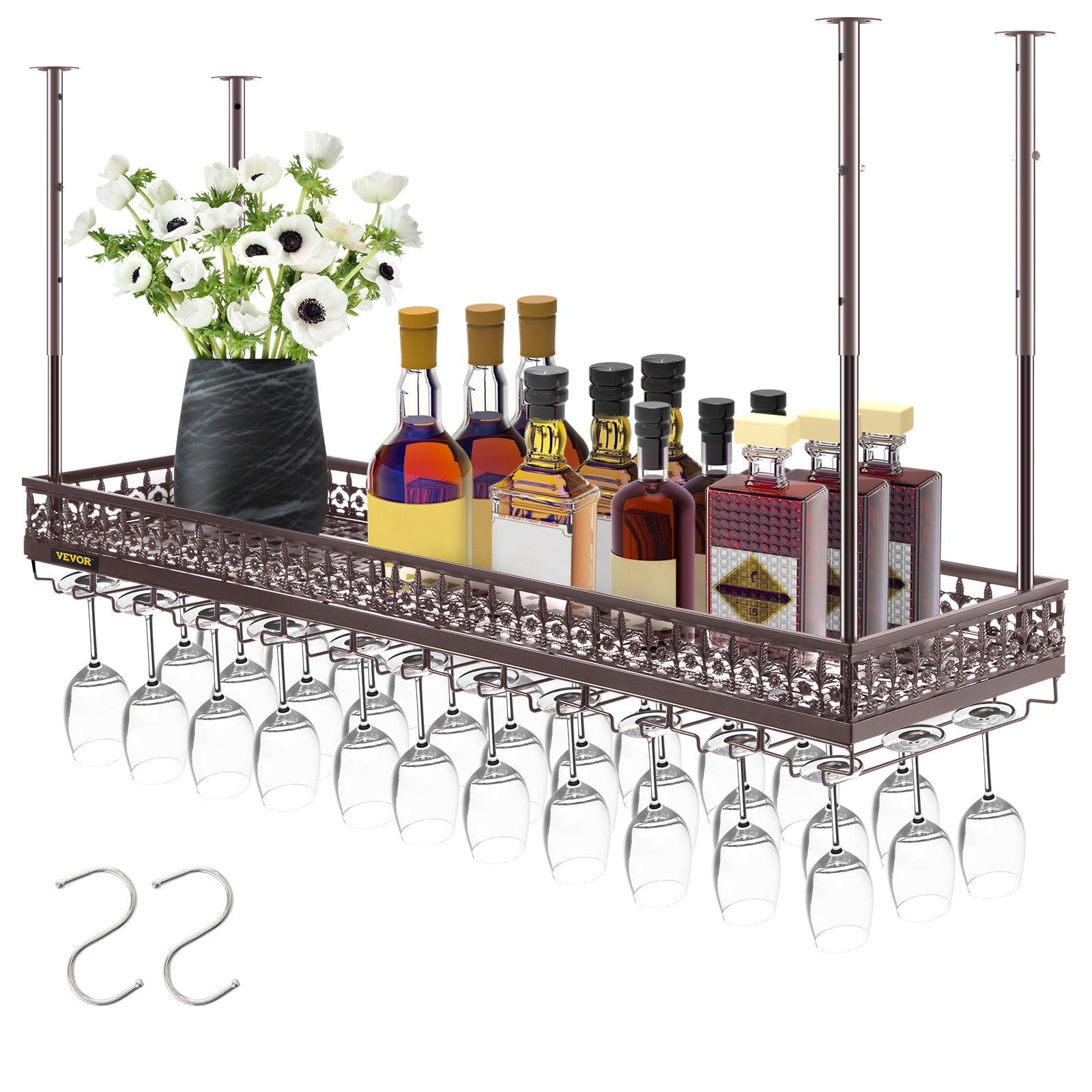 Hanging wine rack cabinet hot sale