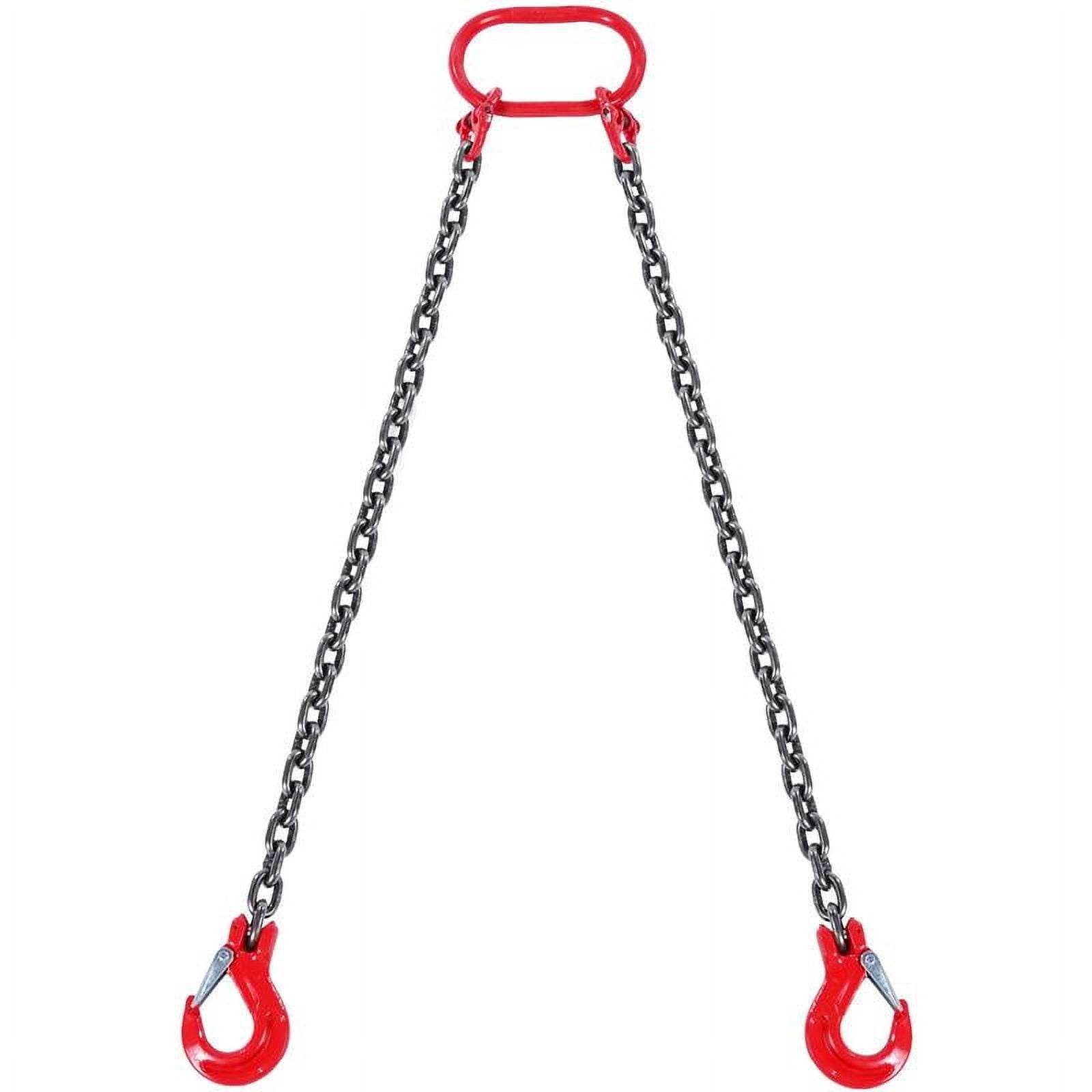 Vevor chain sling 11000 lbs weight capacity 5 16 x 5 g80 lifting