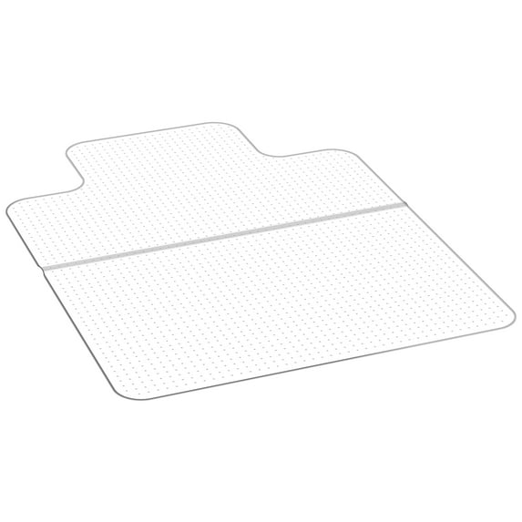VEVOR Chair Mat with Lip, 36 x 48-inch Office Chair Mat for Low Pile Carpeted Floors, Plastic Floor Protector Rug with Studded, Non-Slip & Easy to Clean, Smooth Glide Under Desk Rug for Home Office