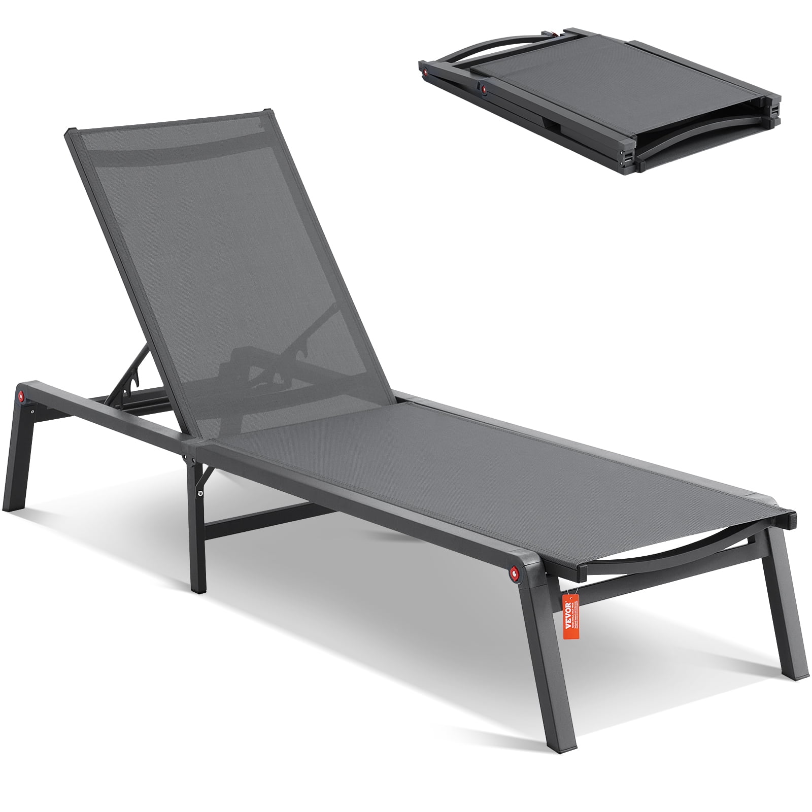 vedula folding metal sun lounger