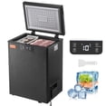 thumbnail image 1 of VEVOR Chest Freezer, 2.22 Cu.ft / 63 L Compact Deep Freezer, Free Standing Top Open Door Chest Freezers with 2 Removable Baskets & Adjustable Thermostat, Energy Saving & Low Noise, Black, 1 of 7