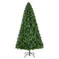 thumbnail image 1 of VEVOR Christmas Tree, 6ft Artificial Xmas Tree, Full Holiday Decor Trees with 1250 Branch Tips & Sturdy Metal Base for Home Party Office Decoration, 1 of 9
