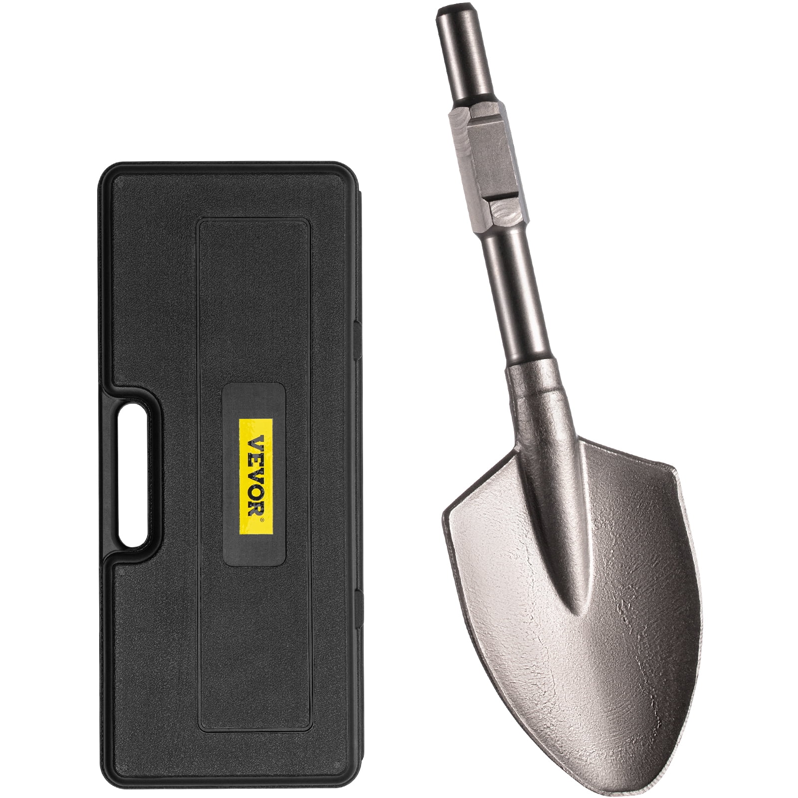 VEVOR Clay Spade, 11/8" Hex Shank, Steel Jackhammer Bit Shovel Bit w