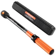 VEVOR Click Torque Wrench, 1/2 Inch Drive, 10-170 lbf-ft/13.6-230.5 N.m, Dual-direction Torque Wrench with Dual Range Scales, 72-tooth,  3% High Precision, with Carrying Case, for Automobile Repair