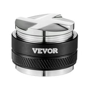 VEVOR Coffee Distributor 53mm, 2-in-1 Adjustable Espresso Distributor with Fan-Shaped Base, Coffee Distributor 304 Stainless Steel with Easy-to-Disassemble Design