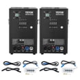 thumbnail image 1 of VEVOR Cold Spark Machine, 2 Pack 700W Output Fireworks Controllers, 6.6-16.4ft Adjustable Height, with Advanced DMX System,LED Screen,Portable Handle, Aluminum Alloy for Stage DJ Wedding Event,Party, 1 of 9