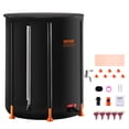 thumbnail image 1 of VEVOR Collapsible Rain Barrel, 100 Gallon/380 L Portable Water Tank, PVC Rainwater Collection Barrel with Spigots and Overflow Kit, Water Barrel for Garden Water Catcher, 1 of 9