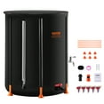 thumbnail image 1 of VEVOR Collapsible Rain Barrel, 53 Gallon/201 L Portable Rain Water Collection Barrel, PVC Rainwater Collection System with Spigots and Overflow Kit, Water Barrel for Garden Water Catcher, 1 of 9