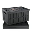 thumbnail image 1 of VEVOR Collapsible Storage Bins with Lids, 65L 3 Packs, Folding Plastic Stackable Utility Crates with Handles, Large Heavy Duty Containers for Clothes,Toys,Books,Snack, Shoes,and Grocery Organizing, 1 of 9