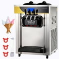 thumbnail image 1 of VEVOR Commercial Ice Cream Maker, 22-30L/H Yield, Countertop Soft Serve Machine w/ 2x6L Hopper 2L Cylinder LCD Panel Puffing Shortage Alarm, Frozen Yogurt Maker for Restaurant Snack Bar, 1 of 10
