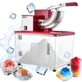 thumbnail image 1 of VEVOR Commercial Ice Crusher 661LBS/H, 350W Electric Snow Cone Machine with 4 Blades, 2000RPM Stainless Steel Shaved Ice Machine with 11 Gal Crushed-Ice Box, 1 of 9