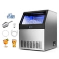 thumbnail image 1 of VEVOR Commercial Ice Maker Machine, 440 lbs/24h with 85 lbs Storage Capacity, Built-in/Freestanding/Under Counter, Stainless Steel Ice Maker with LED Display & Self-Cleaning, for Home Bar Restaurant, 1 of 9