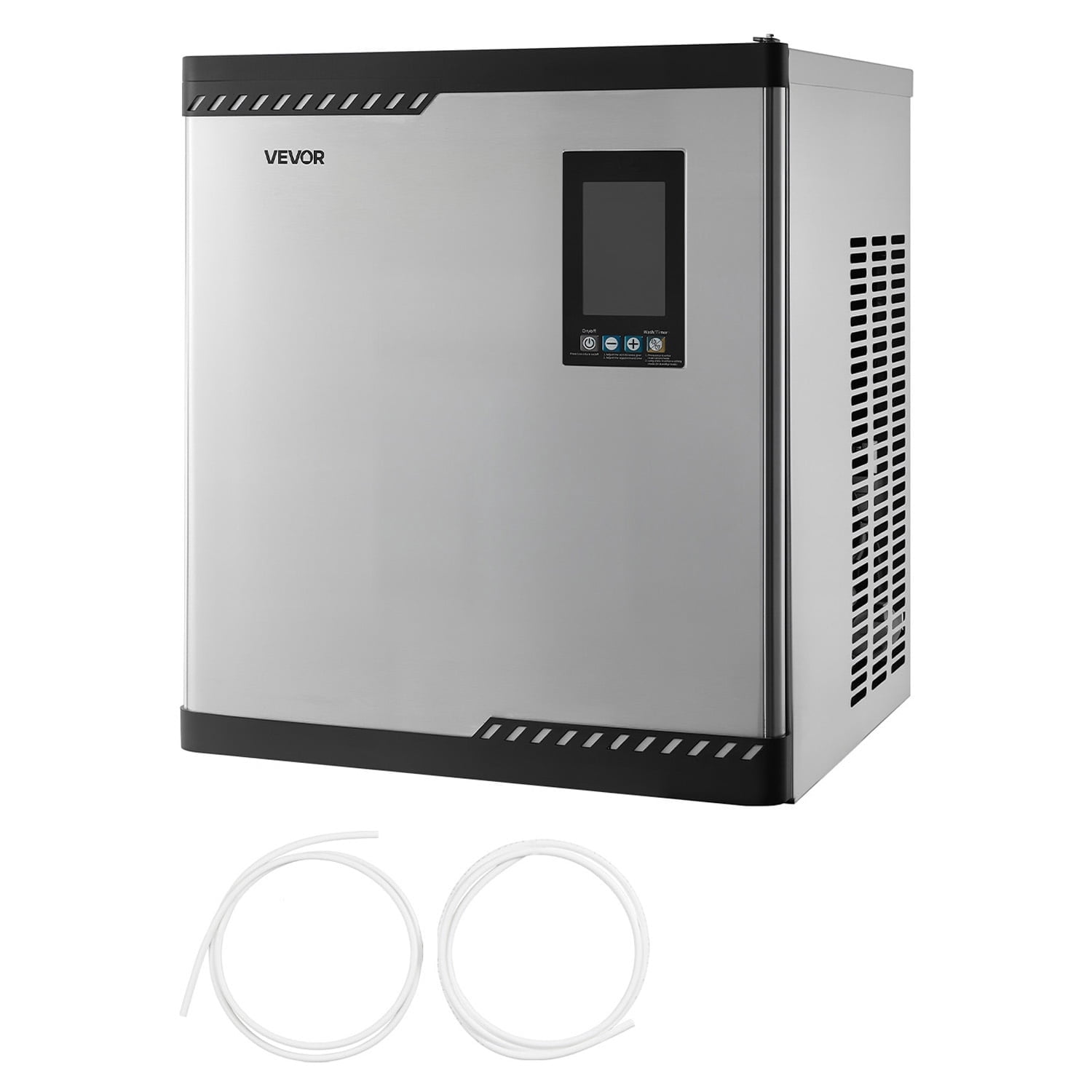 VEVOR Commercial Ice Maker Machine - Head, 300 Lbs/Day Stainless Steel Ice Machine with Scheduled Ice-Making, Self-Cleaning, Adjustable Thickness, Ideal for Restaurant Bar Cafe Hotel - Head Only