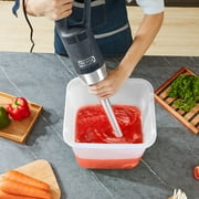 VEVOR Commercial Immersion Blender Variable Speed Heavy Duty 750W Commercial Hand Mixer 304 Stainless Steel Hand Blender Commercial