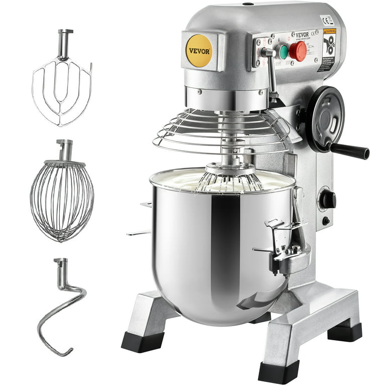 KWS M-B5 Commercial 575W Stand food Mixer, 5 Quarts Silver Heavy-Duty for  Restaurant/Bakery /Tea Shop/Coffee Shop 