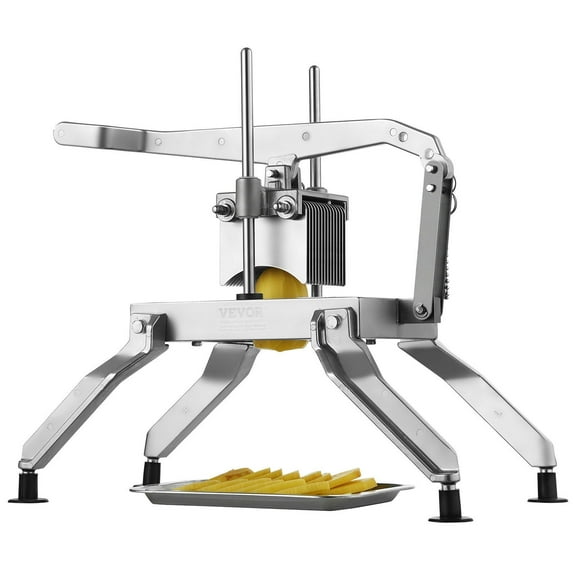 VEVOR Commercial Vegetable Slicer, 3/8" and 3/16" Tomato Slicer, Stainless Steel and Aluminum Alloy Vegetable Cutter Slicer, Manual Tomato Slicer with