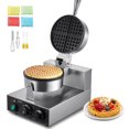 thumbnail image 1 of VEVOR Commercial Waffle Maker, 1230W Round Waffle Baker Machine, Non-Stick Stainless Steel Belgian Waffle Iron with Temperature and Time Control, Handle, for Restaurant Bakery Snack Bar Family, 1 of 9