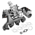 thumbnail image 1 of VEVOR Complete Turbo Turbocharger Chevy Chevrolet Cruze 2011-2015 with Gasket Kit and Solenoid Valve, Sonic 2012-2020 & Trax 2013-2021 & Buick Encore 2013-2021 Turbo Charger Compatible 1.4L, 1 of 9