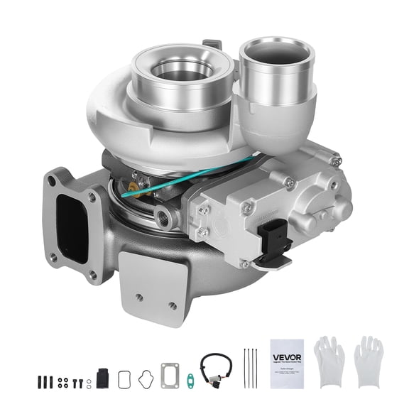 VEVOR Complete Turbo Turbocharger Kit with Solenoid Valve, Compatible with 2013-2018 Dodge Ram 2500 3500 ISB 6.7L I6 ISB Turbo Diesel Engine, Replace# 5327046HX, 5326055HX, 5326056HX, 68212739AA