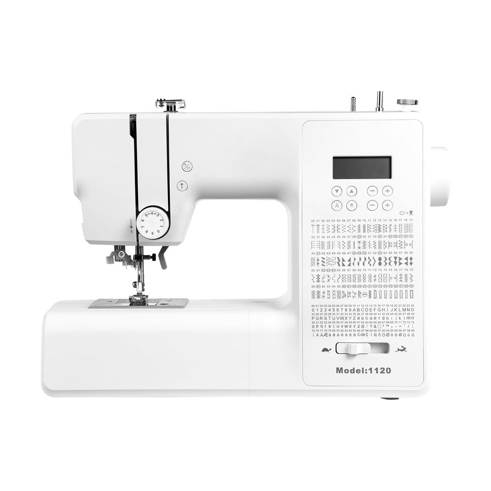 Computerized Sewing Machine, 200 Stitch Applications, with LCD Screen, Foot Pedal and LED Light, Heavy-Duty Metal Frame, Digital Sewing Machine with Powerful Motor for Crafts and Mending