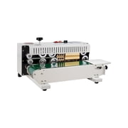 VEVOR Continuous Bag Band Sealing Machine,0.24-0.47 in/6-12 mm Seal Width, Horizontal Band Sealer Machine with Digital Temperature Control, Bag Sealer for 0.02-0.8 mm Plastic Bags with Count Function